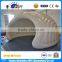2016 special design white air inflatable construction exhibition half dome tent for sale