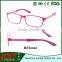 2016 New trendy Plastic reading glasses with double color and spring hinge