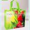 laminated non woven fabric shopping tote bag printed fruit