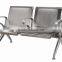 Upholsteried stainless steel medical waiting room chairs