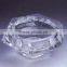 Flower shape crystal ashtray