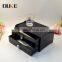 black storage custom acrylic makeup organizer