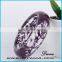 Mother's Day hot sale transparent women resin bangles 2013 on  website new product