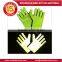 Double reflective side pvc prismatic reflective glove for police