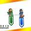 high quality customized pvc bookmark for promotion