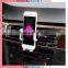 Top quality glossy pc material car air vent clip phone hoder mount stand