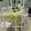 2015 Newest Printede Embroidered Tablecloth With Ultrasound Edge