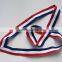 Wholesale 3 colors red white blue medal lanyards