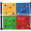 Children colorful artificial used rock climbing wall for sale