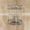 two tier bathroom corner soap basket