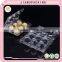PVC 6 hole plastic clear disposable quail egg tray for sale