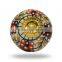 Ceramic Tomato with Orange Flower print