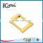Handbag zinc alloy gold rectangle metal ring for purse