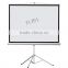 EU Warehouse * 100 inch Matt White Projector Screen with Portable Tripod 3D HD TV Projection for Home Cinema System
