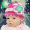 2015 New New Design Fashion Felt Flower Cotton Infant knit Modern Headwear
