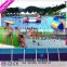 Summer swimming rectangular PVC outdoor above ground metal frame pools,steel frame pool