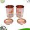 Hammered Copper Tumbler Set of 2 With LID | Traveller's Copper Mug