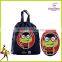 cute nonwoven drawstring outdoors backpack bag