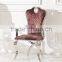 B404-1 Luxury Metal Armrest Dining Chair