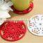 100% polyester felt laser cut felt table runners