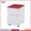 metal 3 drawers movable cabinet mobile pedestal accesssed handel