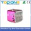 Alibaba Shenzhen factory amazon top selling cheap portable mini speaker with led light