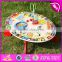 2017 New design multi-function toys wooden toddler activity table W12D065