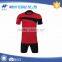 Latest customized short sleeve soccer jersey made in china