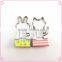 Custom Animal shapes metal 19mm binder clips promotion gift