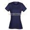 stripe crew neck blank T-shirt