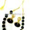 Stylish Necklace Set Wholesale,Silk Thread Necklace and Earring Handcrafted Set India