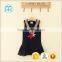 2017 Wholesale China Girl Black Sleeveless Elegant Clothes Clothes Kids Dresses Navy Style