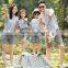 2017 Summer Family Matching Clothing Design Stripe t Shirt Couple T-shirt