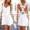 European and American Summer lady Casual Sleeveless Party Evening Cocktail Short Mini Dress