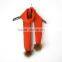 Myfur Fashion Colorful Orange Stylish Real Raccoon Fur Pompom Knitting Scarf