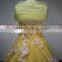Luxurious Sleeveless Prom Dresses Flowers Appliques Cappa Sexy Sequins Lace Up A-Line