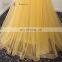 A17AL0007 V-neck Appliques Bead Yellow Colour Party Puffy Prom Dress Evening Gowns