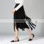 2016 Ladies designer women umbrella pleated skirt suits