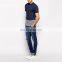 two color mens blank cut and sew t-shirt