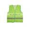 Hot sale small MOQ hi vis vest in 100% Polyester colorful reflective safety vest with EN20471