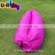 Portable Air Filling Hangout Popular Inflatable Beach Lounges Furniture Bean Shape Air Sleeping Bag