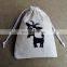 customized calico bags drawstring calico pouch bag wholesale promotional muslin calico bag free sample