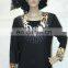 New Black Long Wedding African Abaya