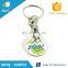 Promotion gifts customize metal trolley token keychains