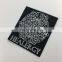 garment labels clothing label Silver metallic woven label