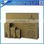 Customized packaging recycled kraft paper box with window