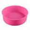 Free Sample Food Grade Heat resistant Nontoxic Silicone Cake Mold Baking Mousse Pudding Mold Tool Round Shape