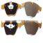 fiber low noise brake pads for Japanese Car OEM 34116763089
