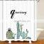 i@home 3d digital leaves water repellent shower curtain printing 180cm x 180cm polyester