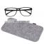Brand new protects and stores eyeglasses felt sunglasses bag pouch